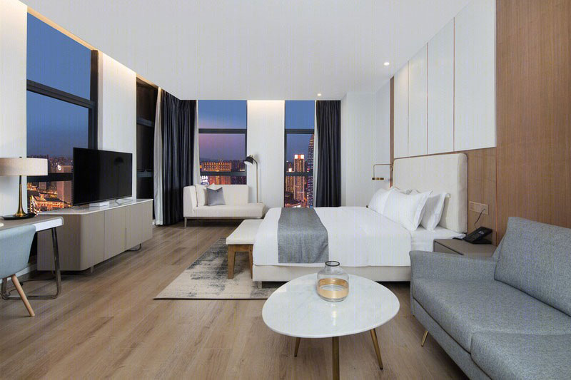 Soft decoration for a hotel project by George Design