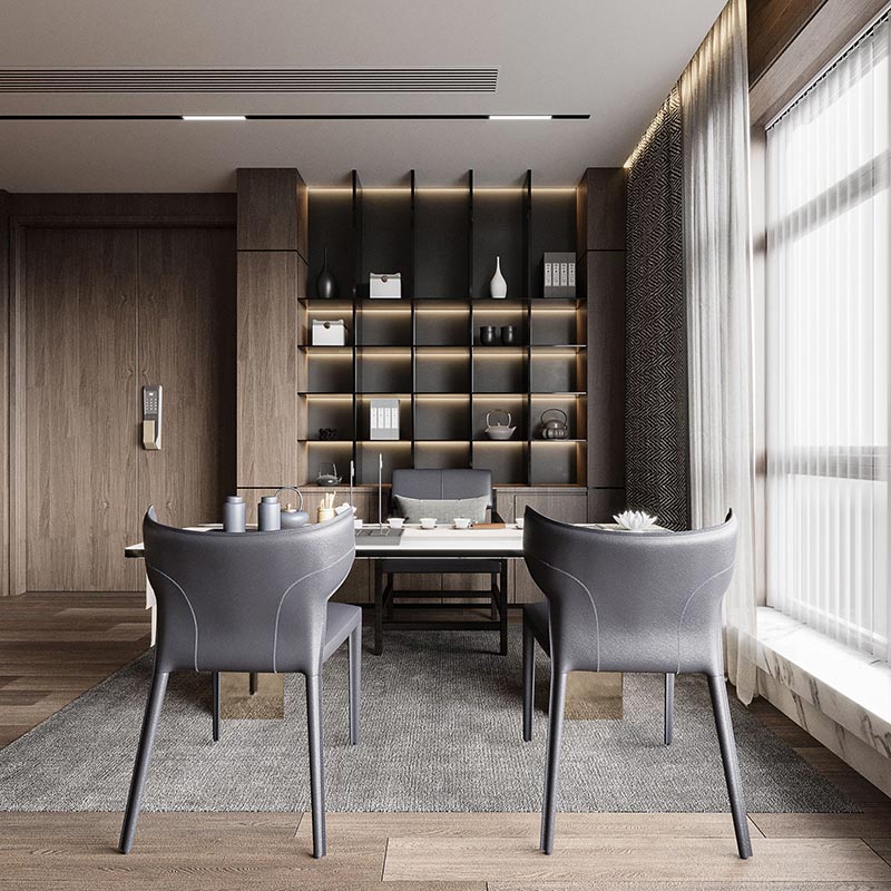 Soft decoration for an office interior
