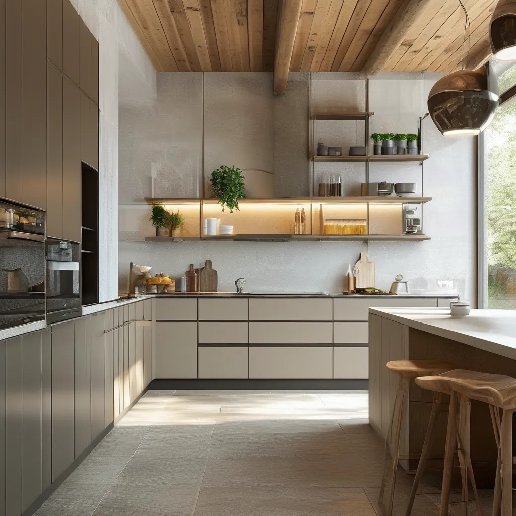 modern kitchen renovation during whole house remodel