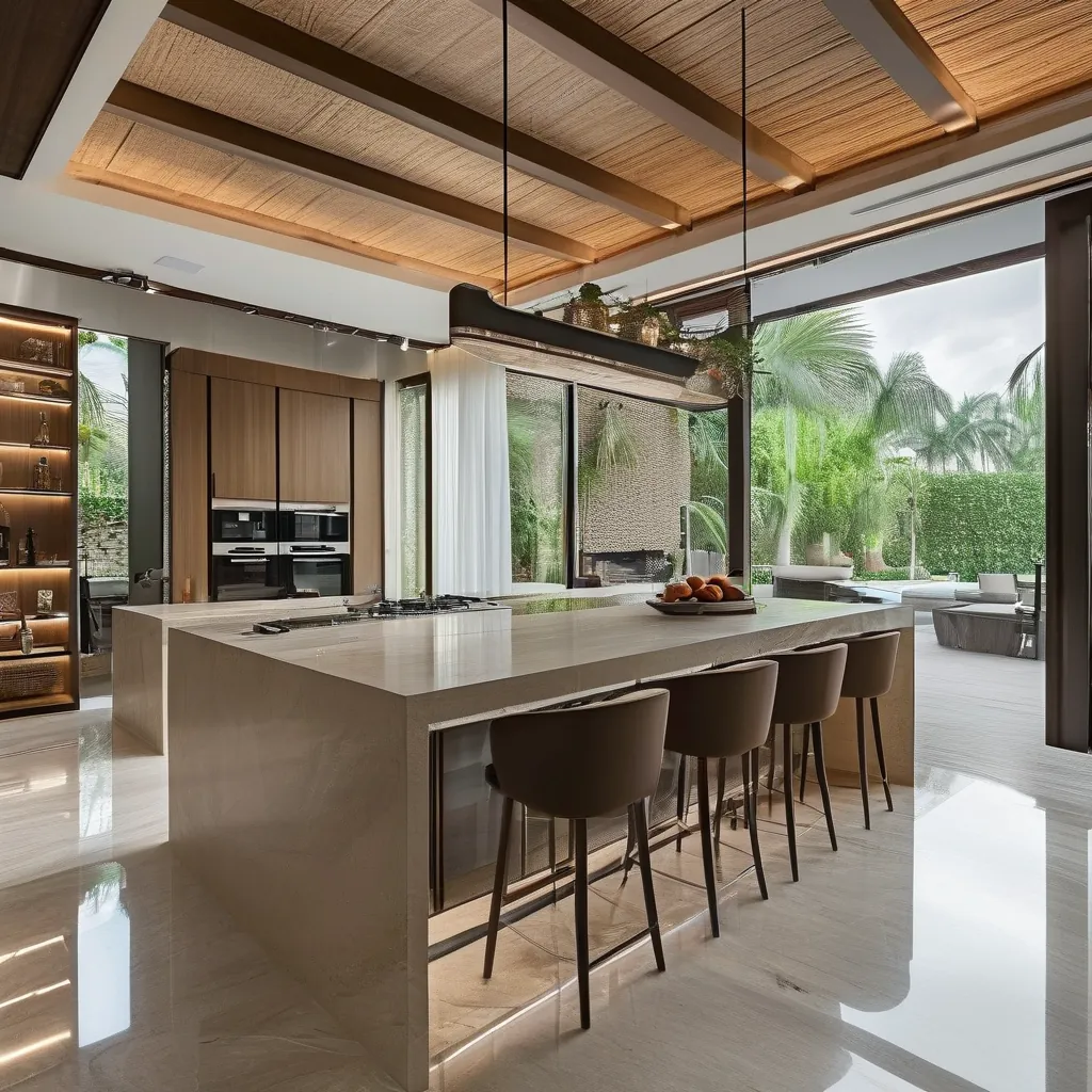 luxury villa interior design modern kitchen design