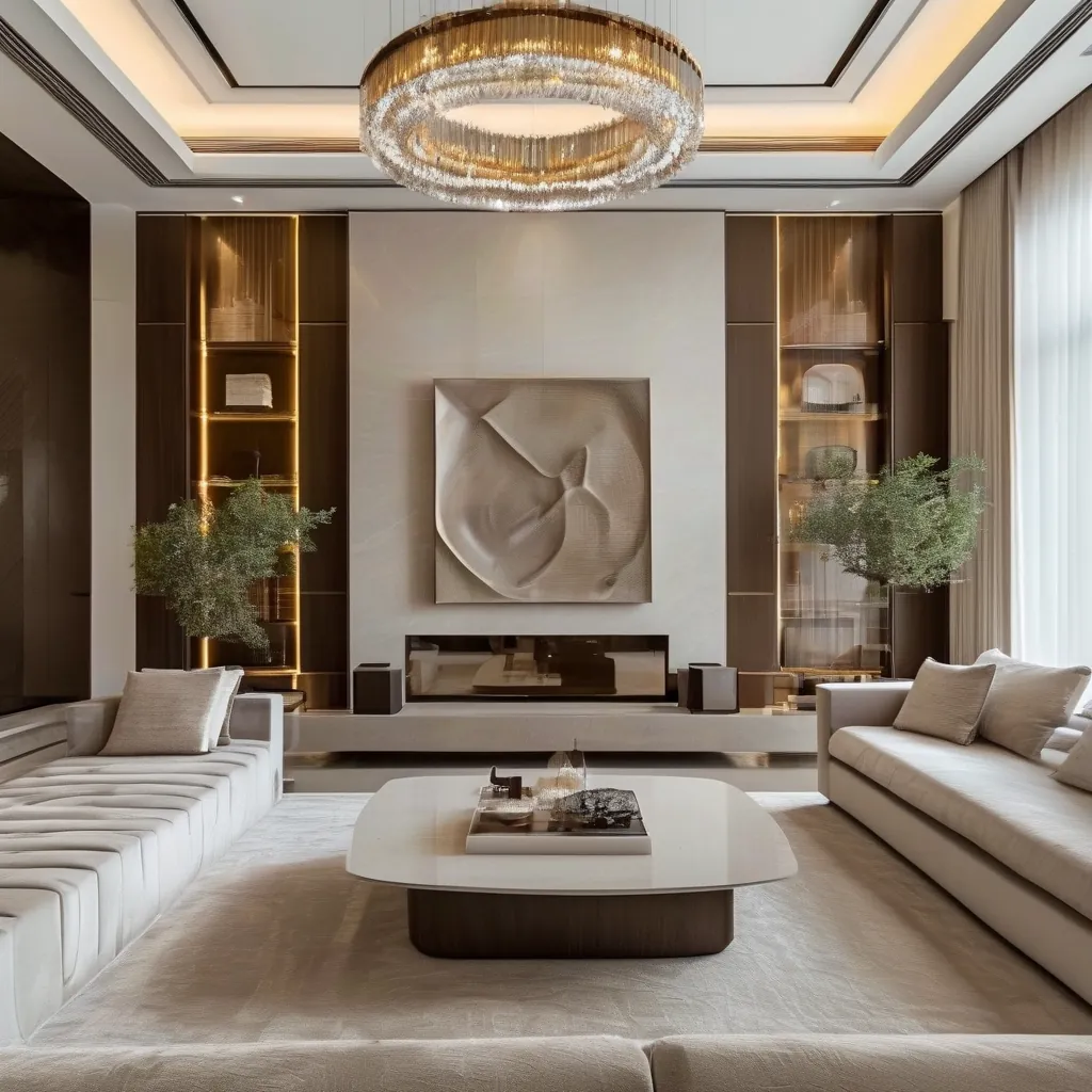 luxury villa interior design living room inspiration
